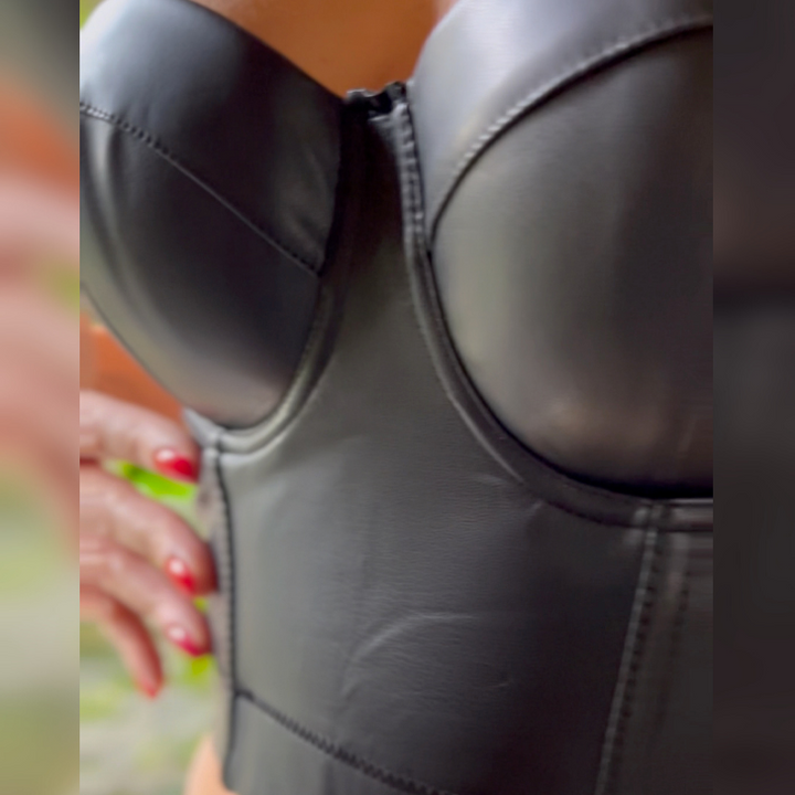 CropTop Begoña Negro