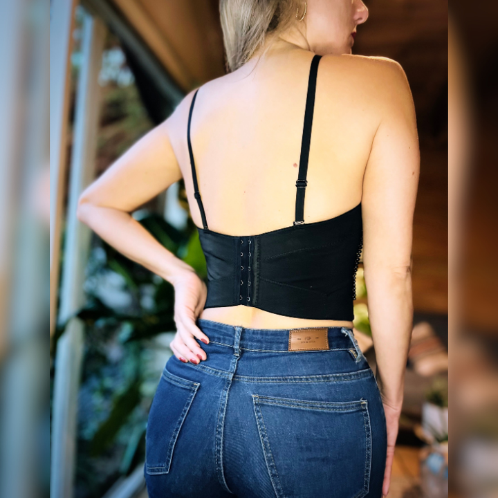 CropTop Olivia Negro