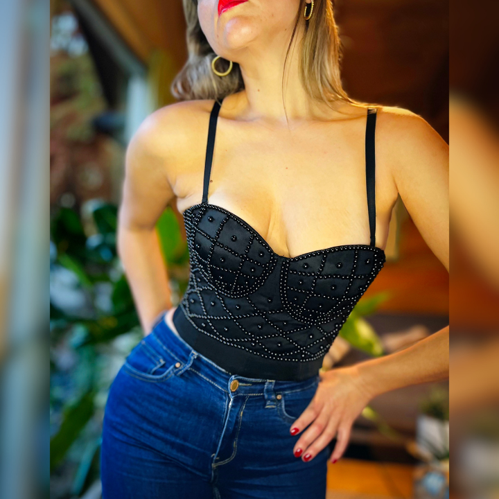 CropTop Olivia Negro