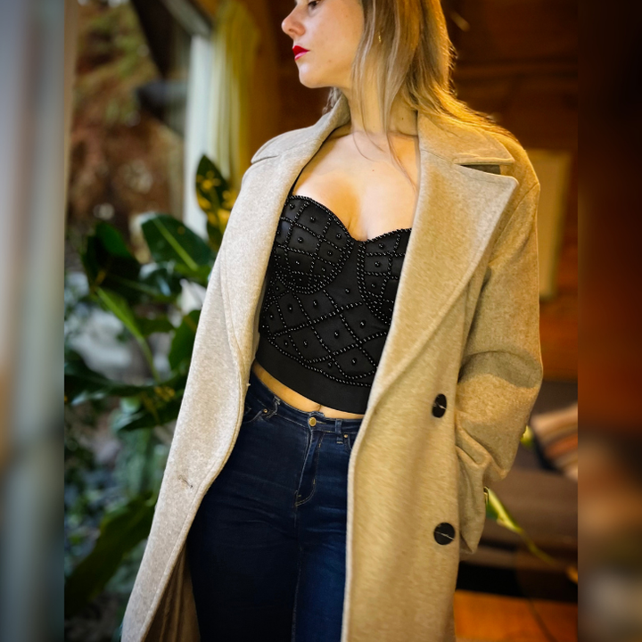 CropTop Olivia Negro