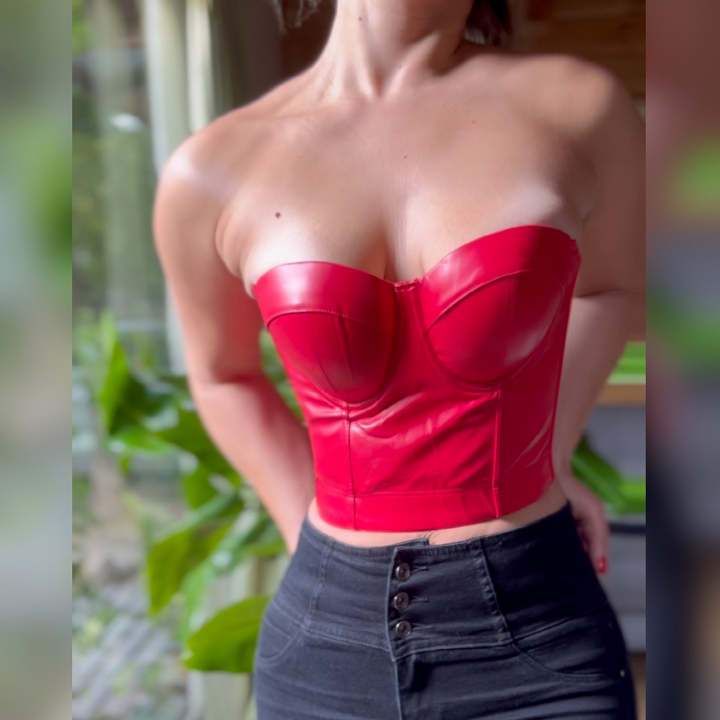 CropTop Begoña Rojo
