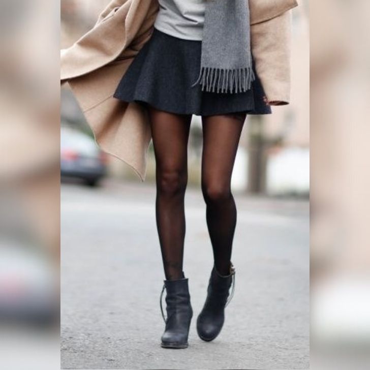 Panty media negra