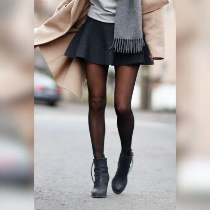 Panty media negra