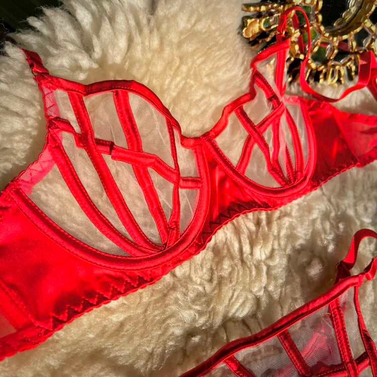 Conjunto Renée rojo