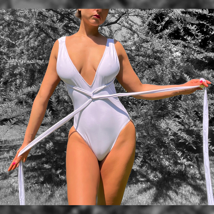 Traje de baño Aitana blanco