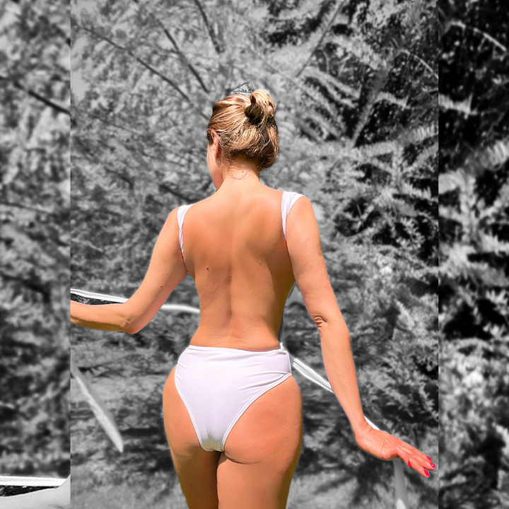 Traje de baño Aitana blanco