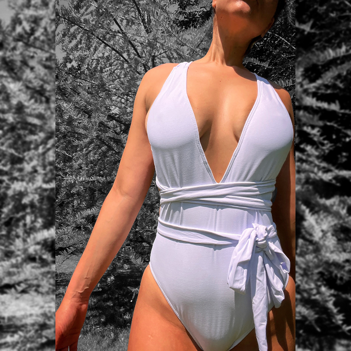 Traje de baño Aitana blanco
