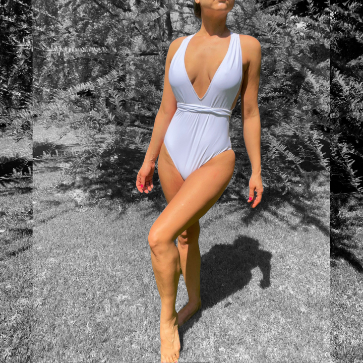 Traje de baño Aitana blanco