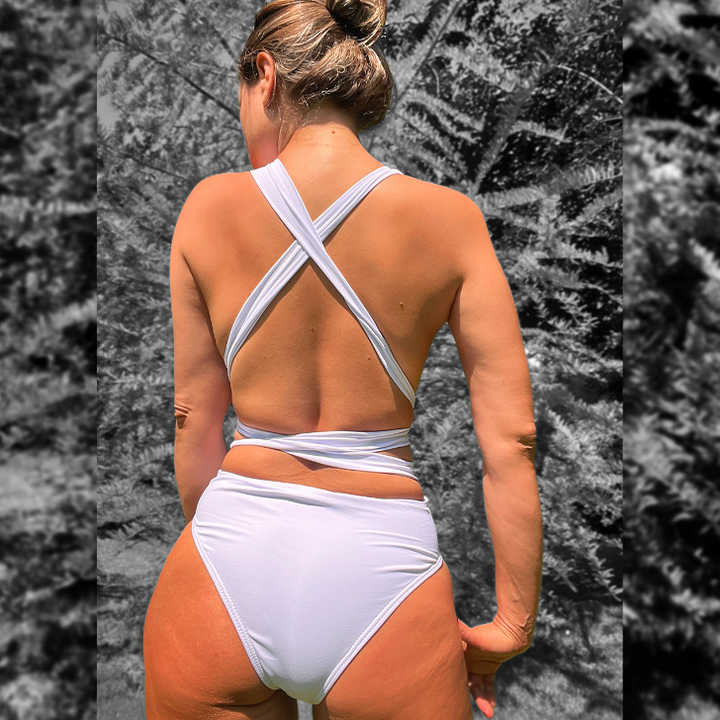 Traje de baño Aitana blanco