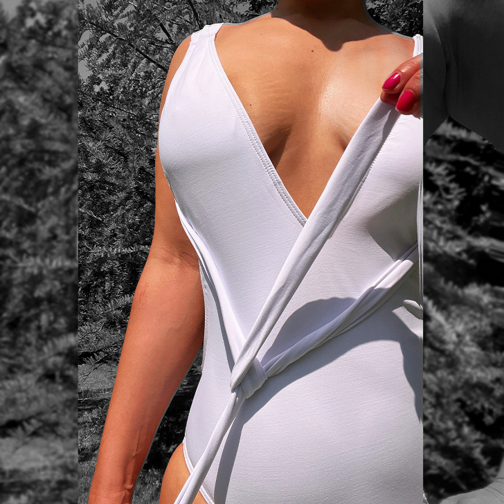 Traje de baño Aitana blanco